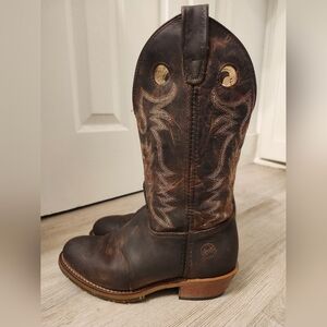 Double H Brown Heeled Boots